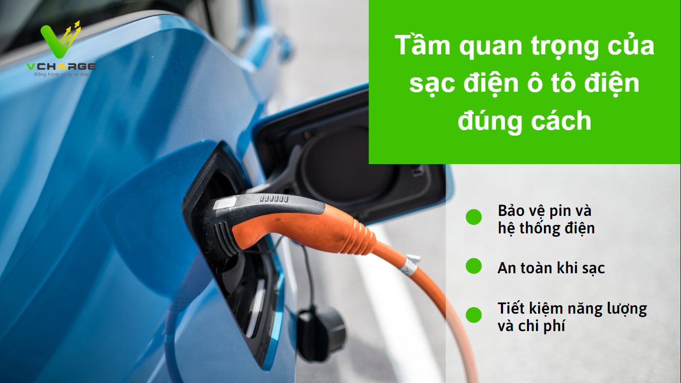 Tầm quan trọng của sạc điện ô tô điện đúng cách