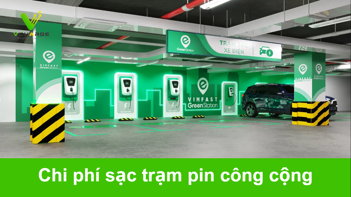 Chi phí sạc trạm pin công cộng